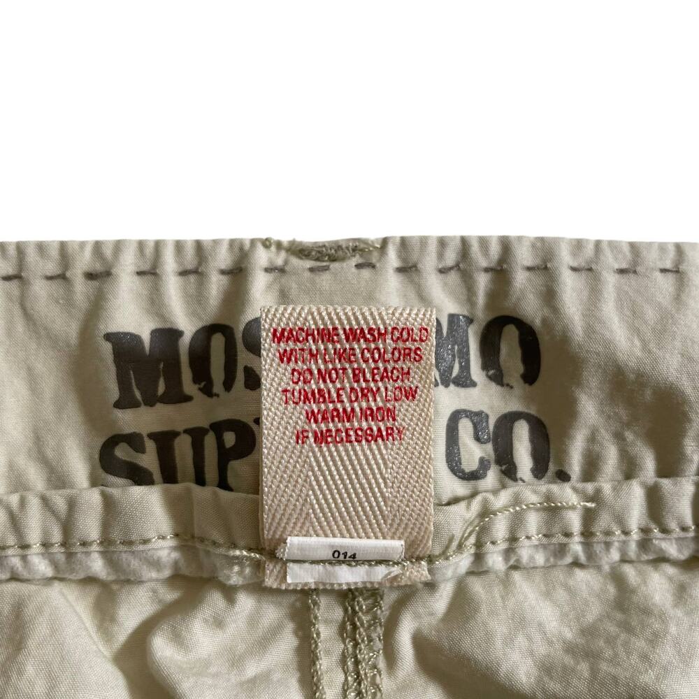 Y2K MOSSIMO Juniors 100% Cotton Lightweight Shorts Cream 13 Modest Minimalist - Picture 5 of 5